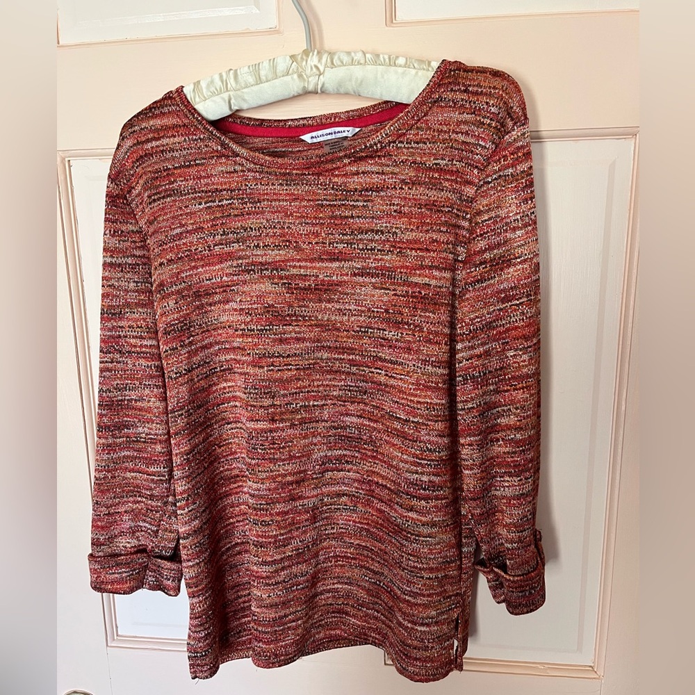 Allison Daley Red Sweater